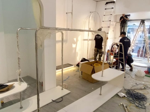Khung treo đồ inox Long Khánh