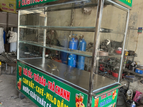 Quầy bán nước inox di dộng Long Khánh