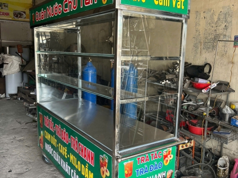 Quầy bán nước inox di dộng Long Khánh