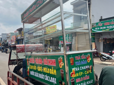 Quầy bán nước inox di dộng Long Khánh